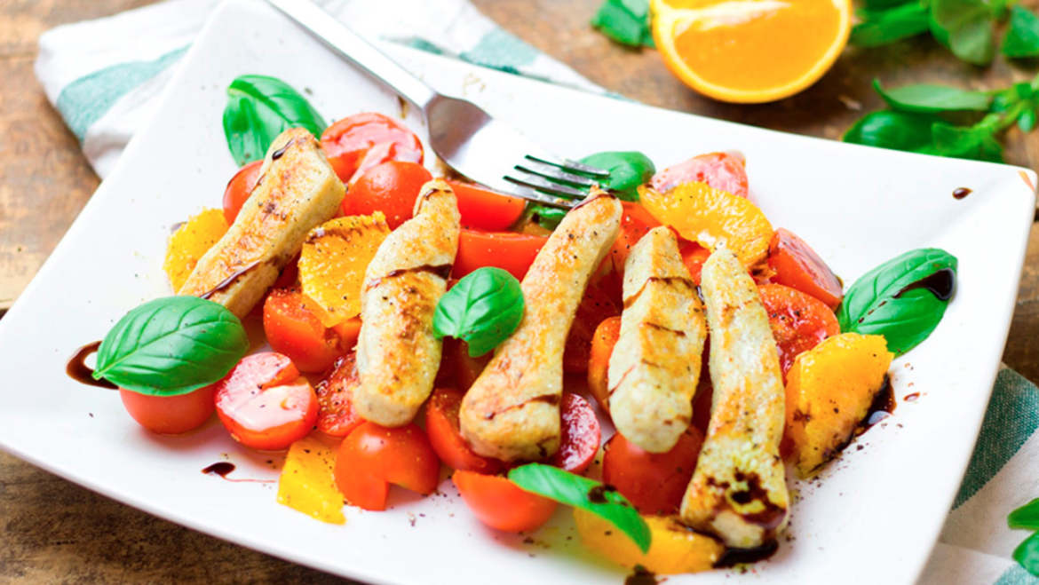Salada Aromática de Frango